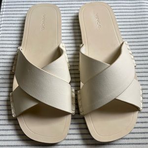 Vince Cross Strap Sandals
